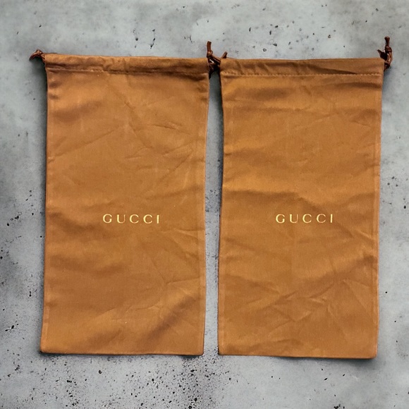 Gucci Brown Drawstring Dust Bags (2)